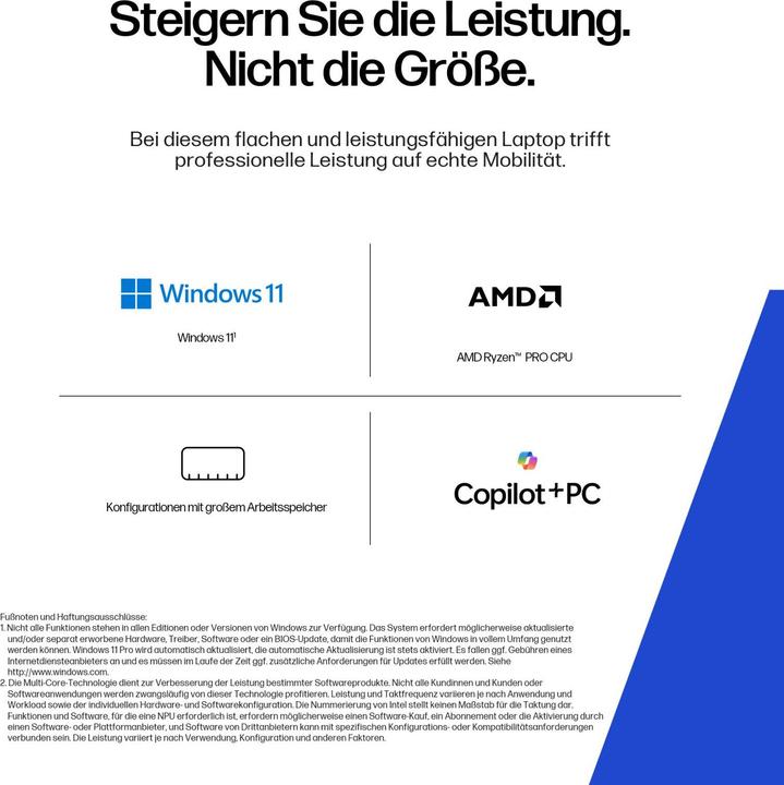 Actual product image HP ZBook 8 G1a AMD Ryzen AI 7 PRO 350 35,56cm 14Zoll WQXGA 64GB 2TB/SSD W11P 3J Gar (DE) (14", AMD Ryzen AI 7 PRO 350, 64 GB, 2000 GB, DE)
