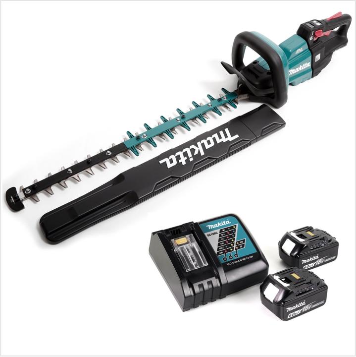 Actual product image Makita DUH 601 RG cordless hedge trimmer 18V 60cm brushless + 2x battery 6.0Ah + charger (Rechargeable battery operated)