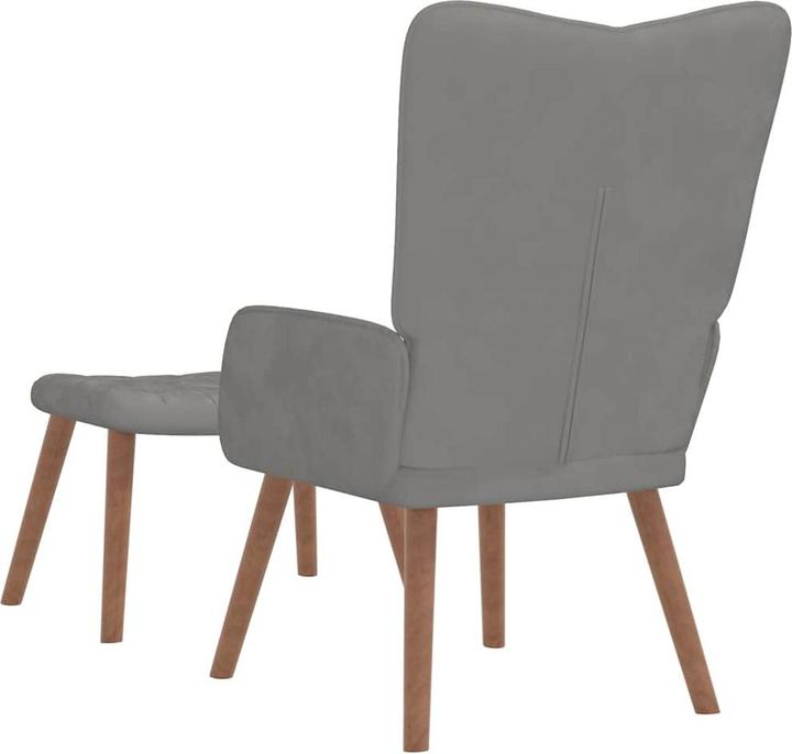Actual product image vidaXL Relaxsessel mit Hocker