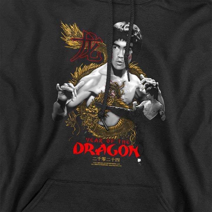 Produktbild Bruce Lee Year Of The Dragon Kapuzenpullover (M)