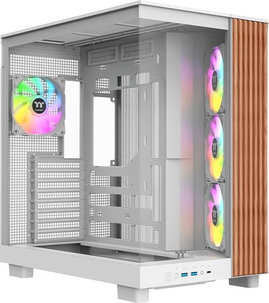 Produktbild Thermaltake Geh View 380 XL WS Midi Tower "ARGB Snow" White retail (ATX, Micro ATX (mATX), Mini-ITX)