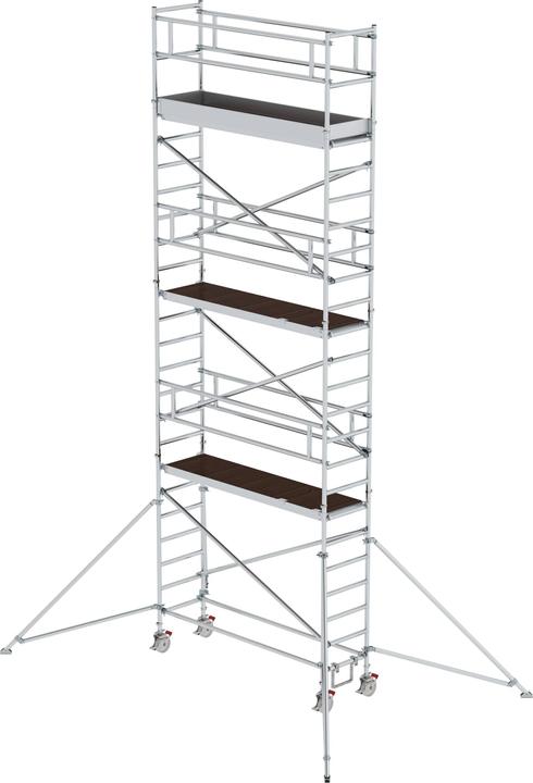 Produktbild Munk Rollgerüst 0,75 x 2,45 m mit Ausleger Plattformhöhe 6,35 m (Gerüst, 75 cm)