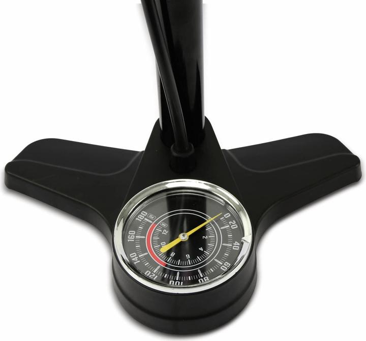 Actual product image Dunlop Floor pump with pressure indicator