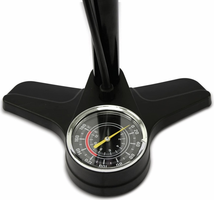 Actual product image Dunlop Floor pump with pressure indicator