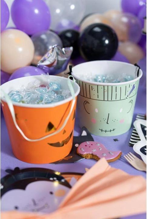 Produktbild Partydeco Einweggeschirr Süssigkeiten Eimer Mix,13.5 cm (1 x)