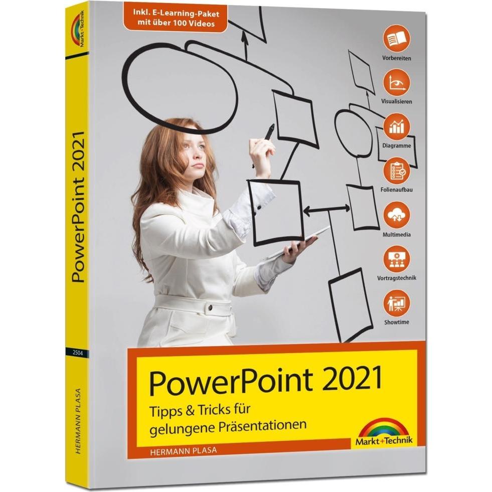 PowerPoint 2021 Tipps und Tricks für gelungene Präsentationen und Vorträge. Komplett in Farbe, Fachbücher von Hermann Pl...
