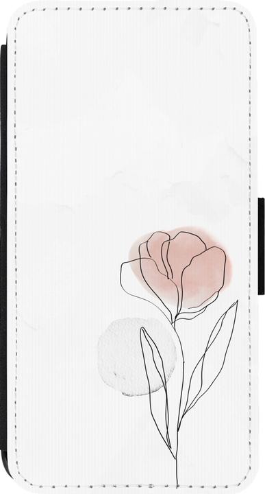 Produktbild PhoneLook Hülle Wallet schwarz Spring 23 minimalist flower (Apple iPhone 14 Pro)