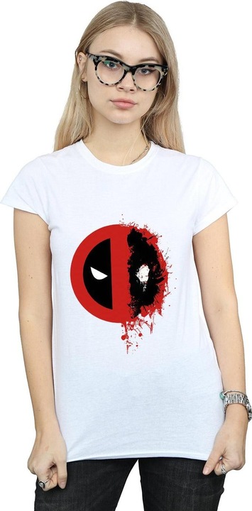 Produktbild Deadpool Split Splat Logo TShirt (S)