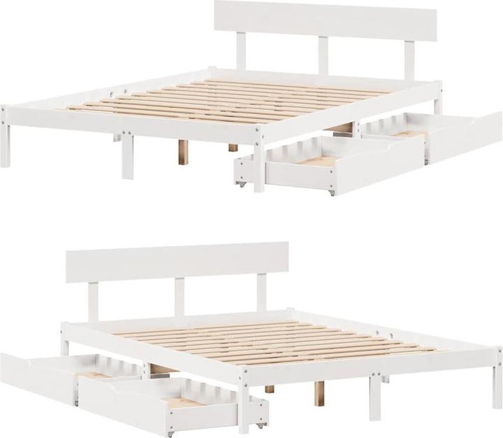 Produktbild vidaXL Bettrahmen (140 x 190 cm)