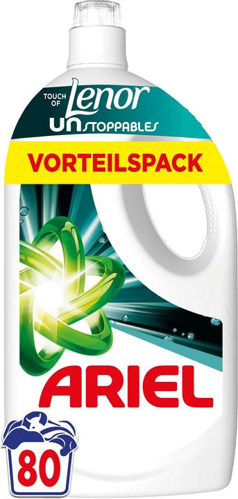 Actual product image Ariel Touch Of Lenor Unstoppables (80 Washing cycles, Liquid)