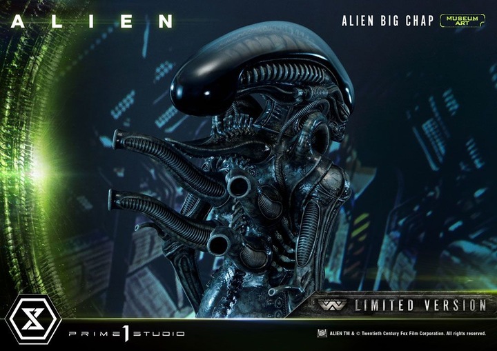 Image du produit Prime 1 Studio Aliens statuette 1/3 Alien Big Chap Museum Art Limited Version 85 cm
