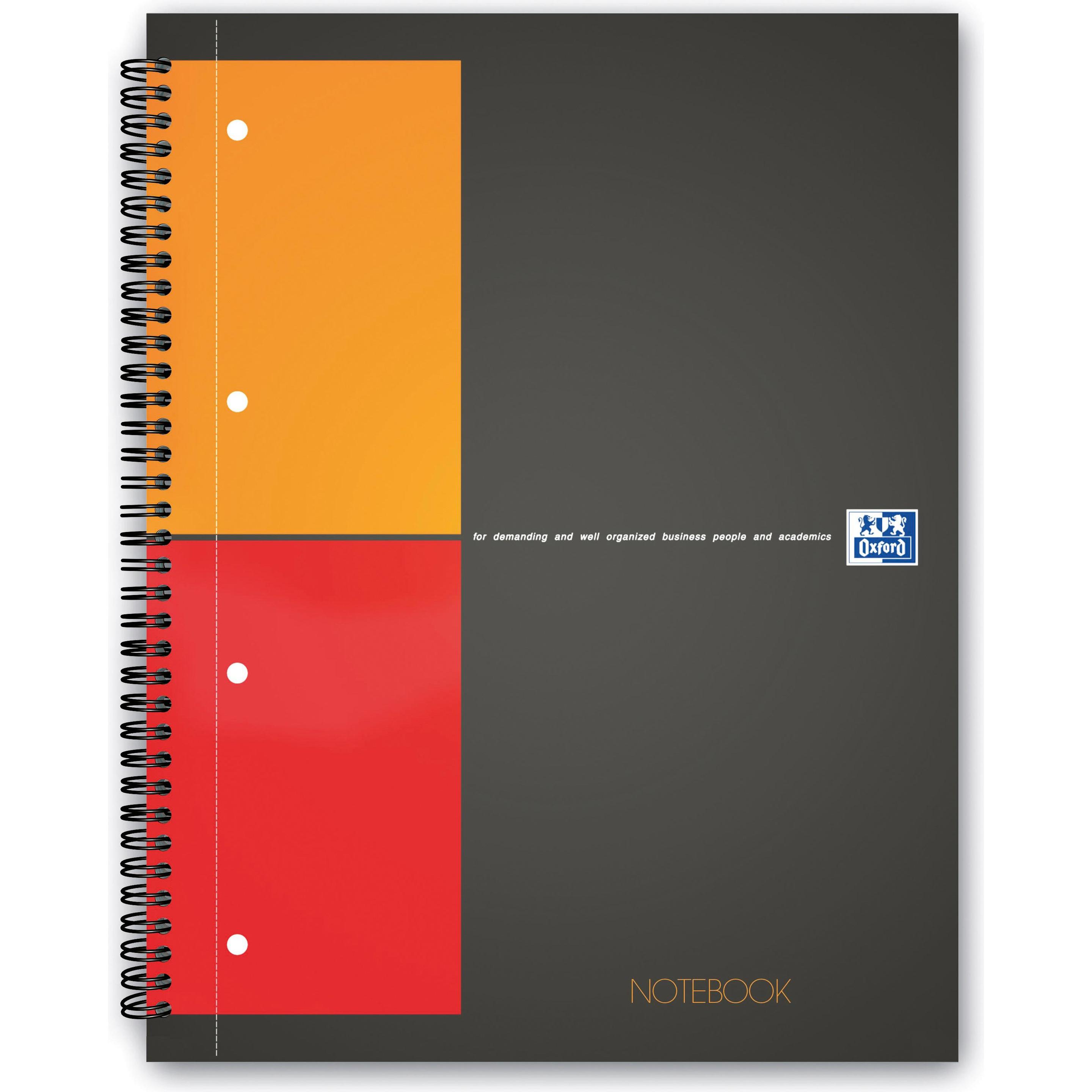 Oxford, Heft + Block, Spiralbuch (A4+, Kariert, Weicher Einband)