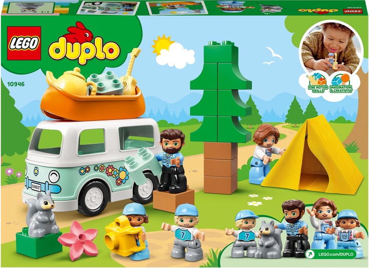 Produktbild LEGO Familienabenteuer mit Campingbus (10946)