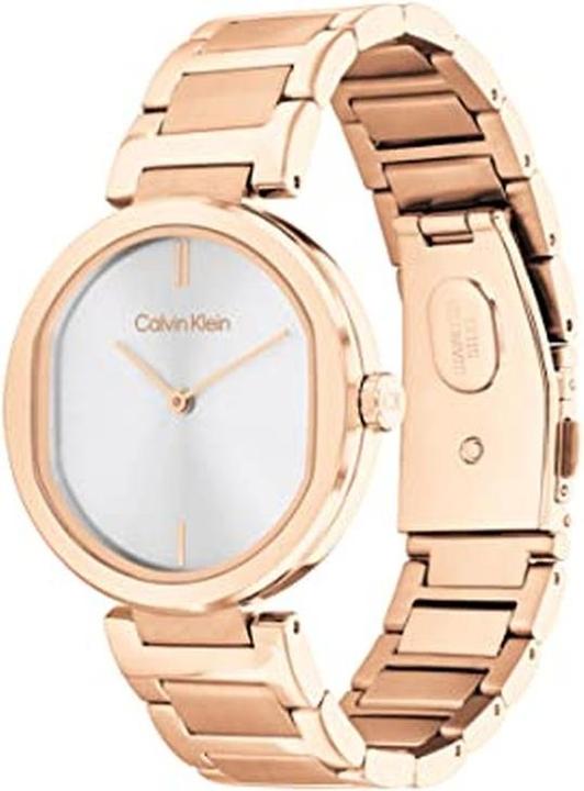 Produktbild Calvin Klein Analoog kwartshorloge met rosegoudkleurige roestvrijstalen armband voor dames 25200253 (36 mm)