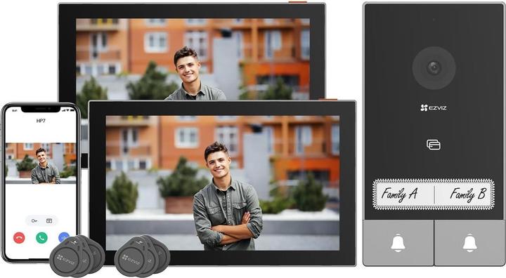 Actual product image EZVIZ Türklingel mit Türsprechanlage (Cable, Wi-Fi)