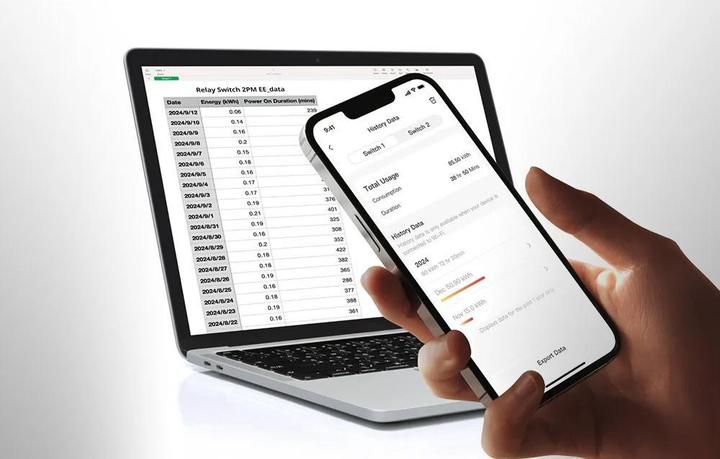 Produktbild SwitchBot Relay Switch 2PM intelligent two-channel switch (Schaltaktor)