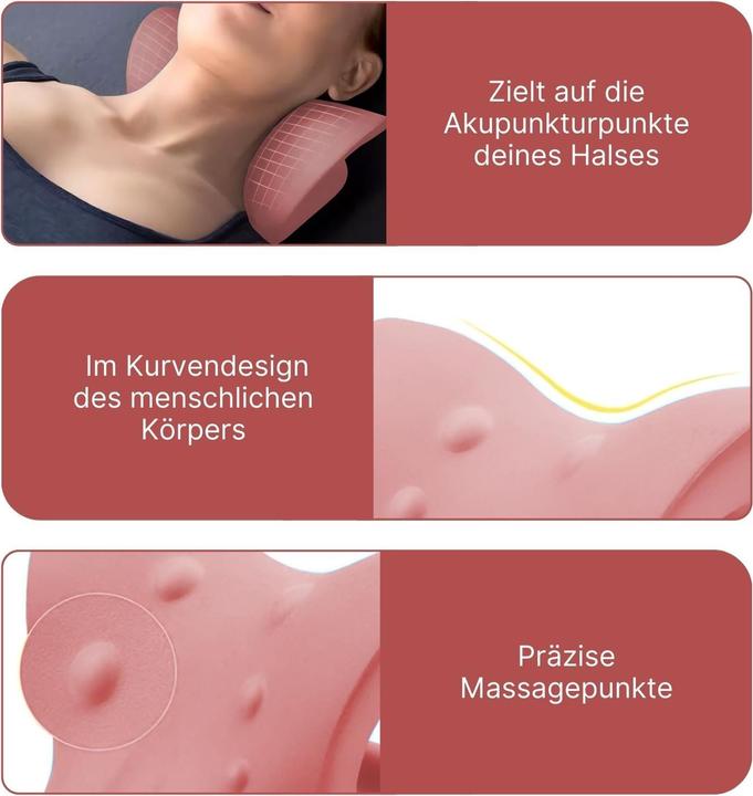 Immagine prodotto Hermex Supporto per il collo Cuscino per il massaggio del collo Cuscino per il massaggio Cuscino per il