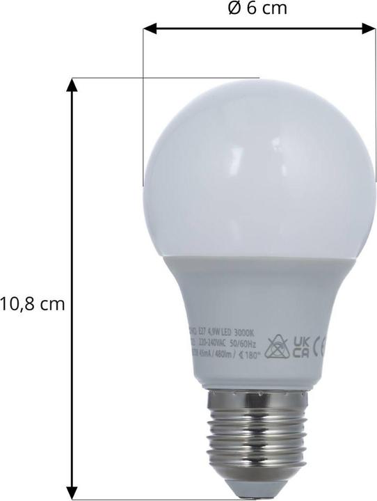 Actual product image Arcchio LED lamp E27 A60 4,9W 3.000K opal (E27, 470 lm)