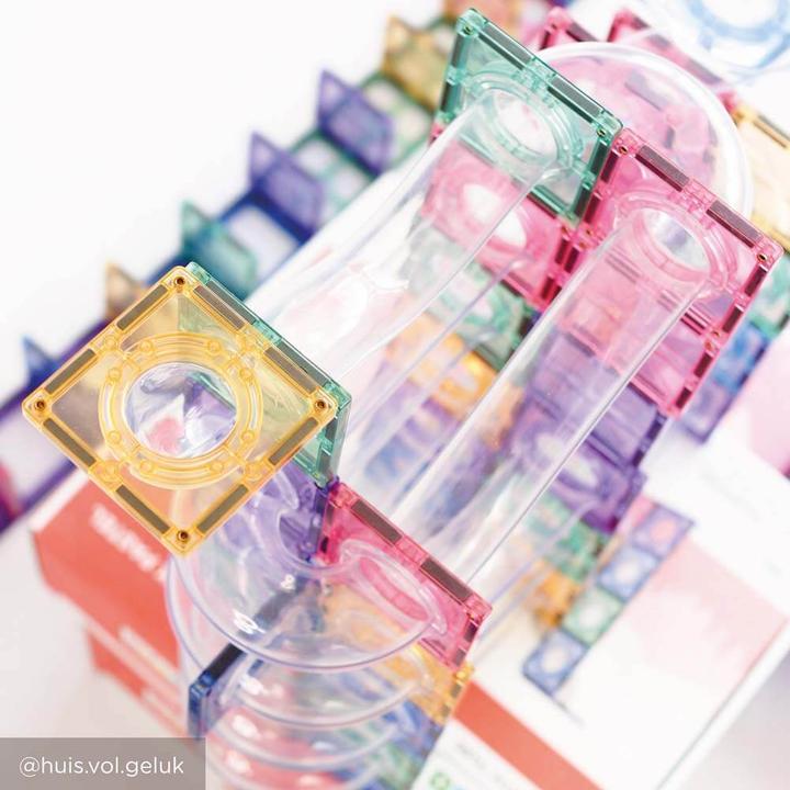 Produktbild Cleverclixx Kugelbahn-Bausatz Clever in Pastellfarben 110 Teile