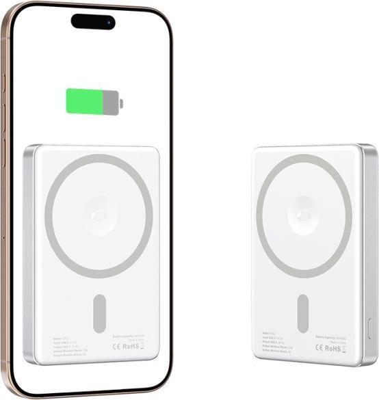 Immagine prodotto Tech-Protect Powerbank PB33 LifeMag MagSafe 5000mAH - silver (5000 mAh)