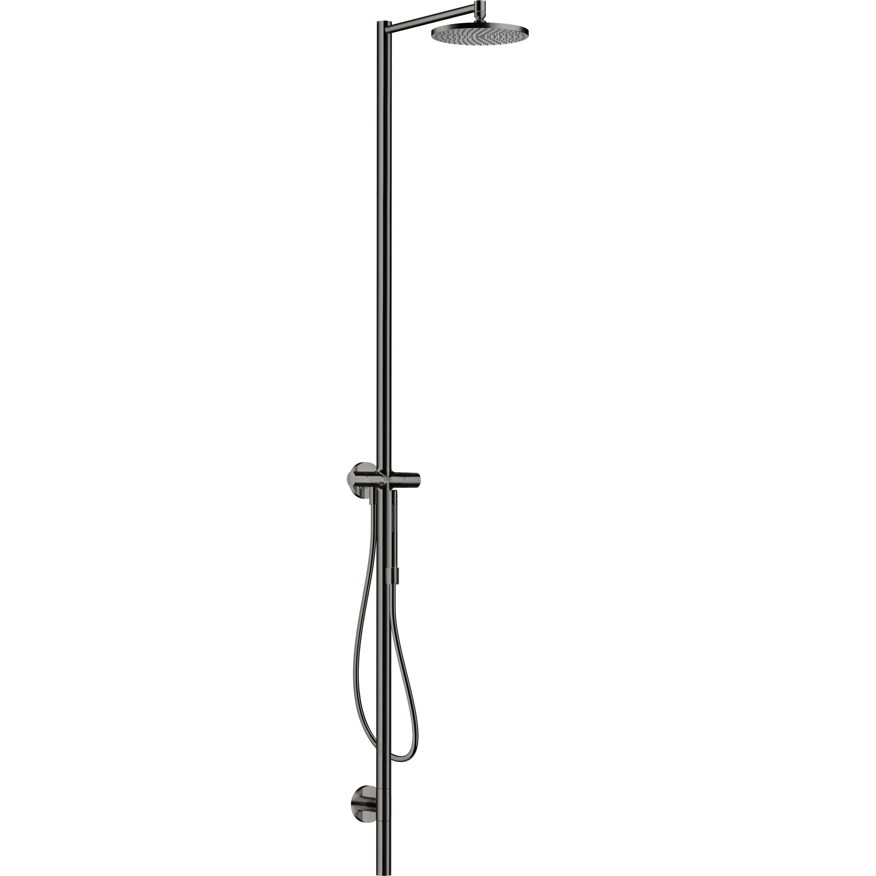 hansgrohe, Duschsystem, AXOR Starck Nature Duschsäule Set, mit Kopfbrause 240 1jet, Aufputzmontage