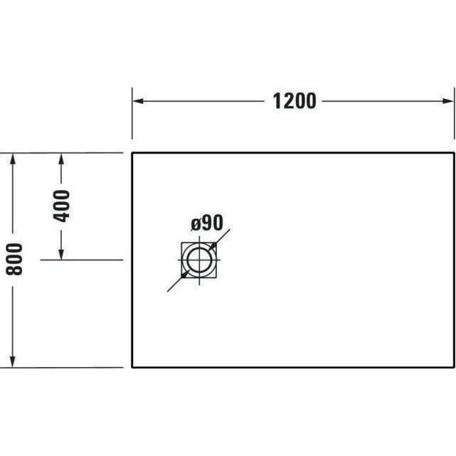 Thumbnail - Duravit, Duschwanne, Duschwanne Sustano Rechteck 1200x800x30mm weiss matt