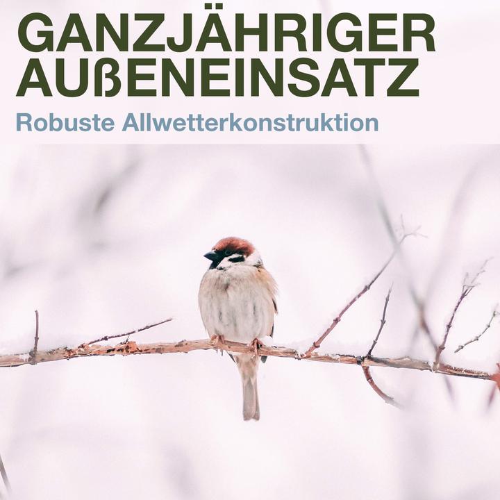 Productafbeelding Swissinno Vogel-Futtersilo "Davos" SMART BIRDS. Hellblau