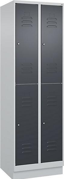 Actual product image C+P Double-decker locker Classic PLUS (60 cm, 195 cm)
