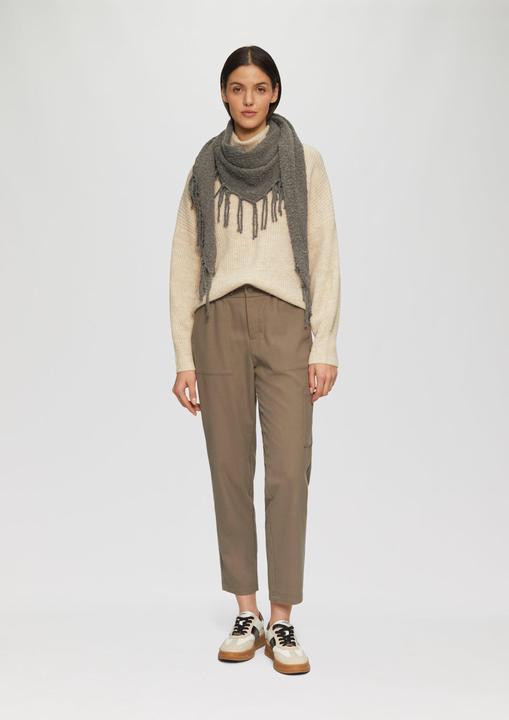 Actual product image S.Oliver Tuch Bouclé-Tuch mit Fransen