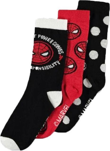 Produktbild Spiderman Crew Socks (3Pack) (3er Pack, 39 - 42)