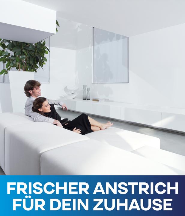 Produktbild Plid Latexfarbe 10L Weiss für ca. 60m² / abwaschbare Wandfarbe Küchenfarbe Innenfarbe (Weiss, 10 l)
