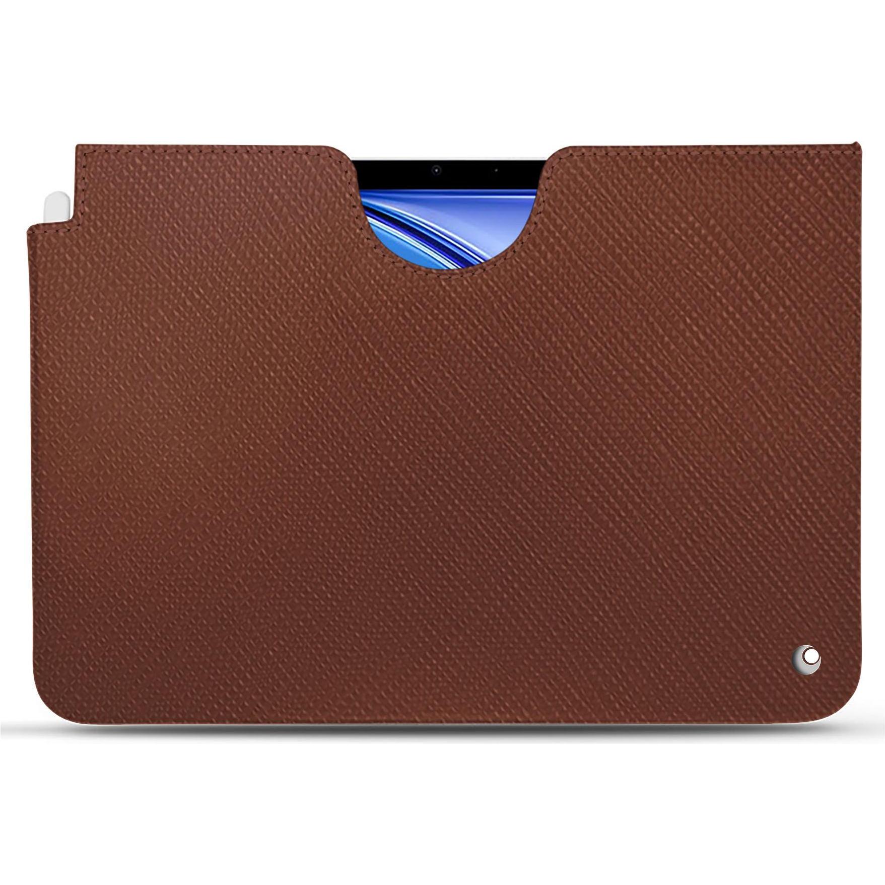 Noreve Lederschutzhülle (iPad Air 2020 (4. Gen), iPad Air 2022 (5. Gen)), Tablet Hülle, Braun