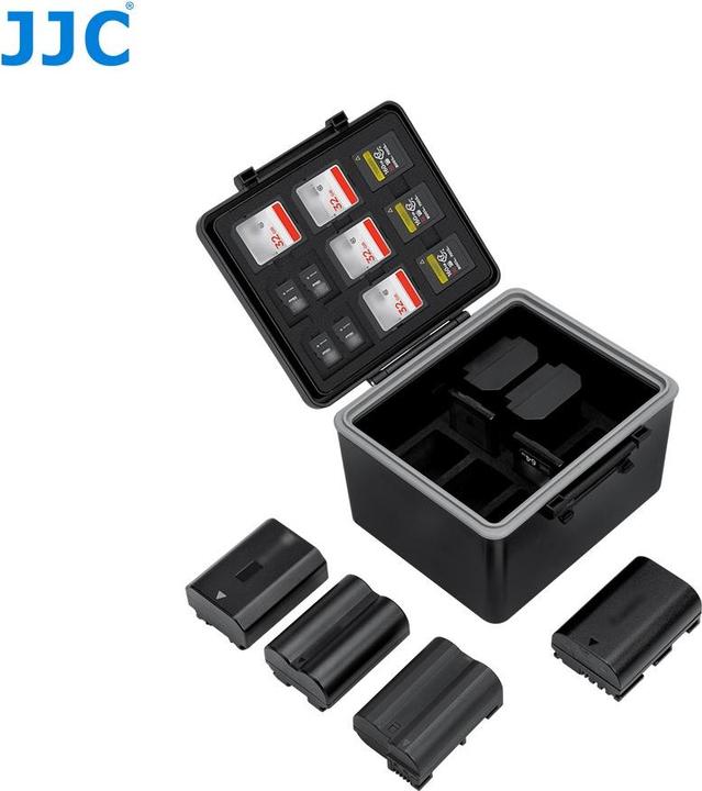 Produktbild JJC JBC BAT6 Plastic Storage Case