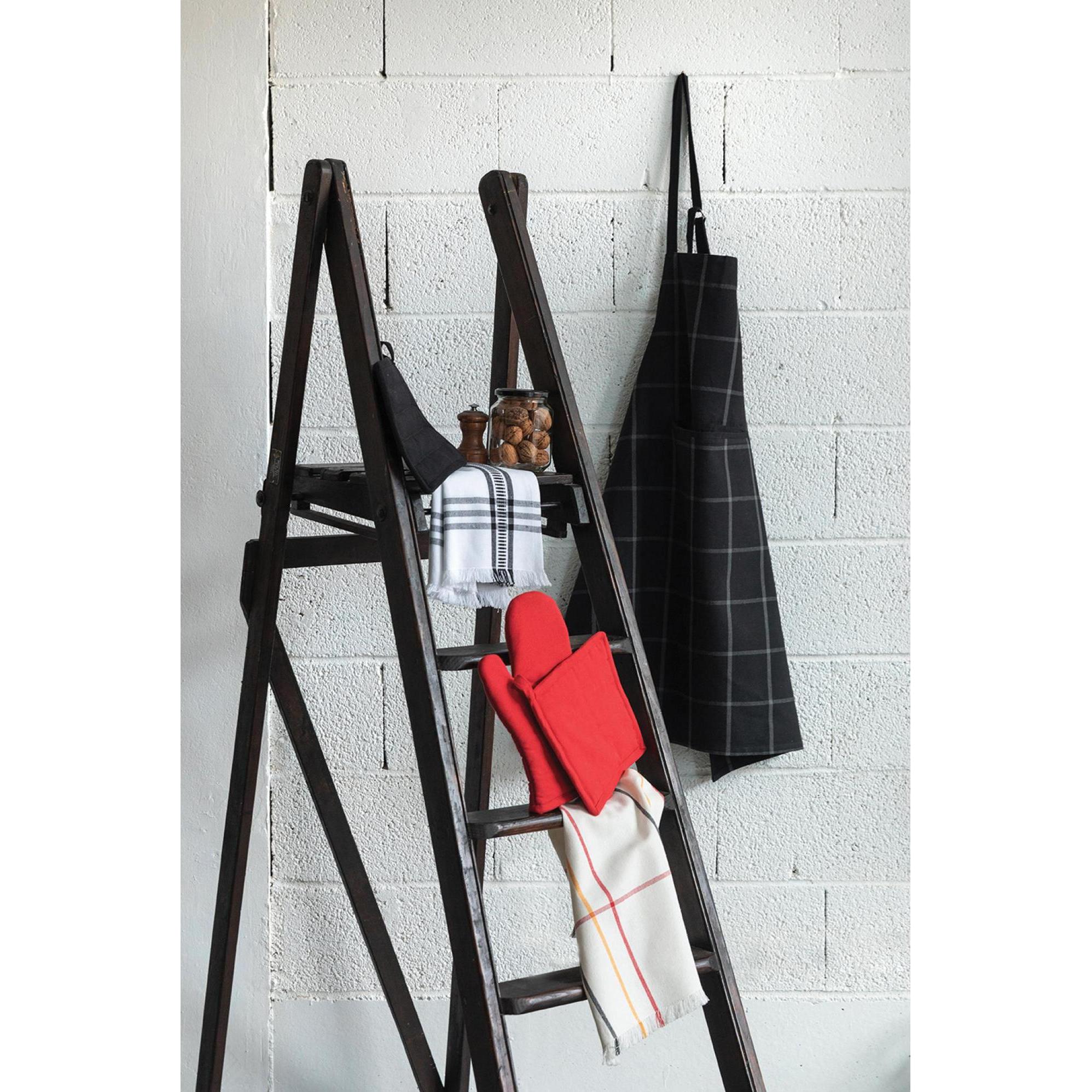 Thumbnail - Winkler jona recycling-set aus handschuh und topflappen, Backhandschuhe + Topflappen, Rot