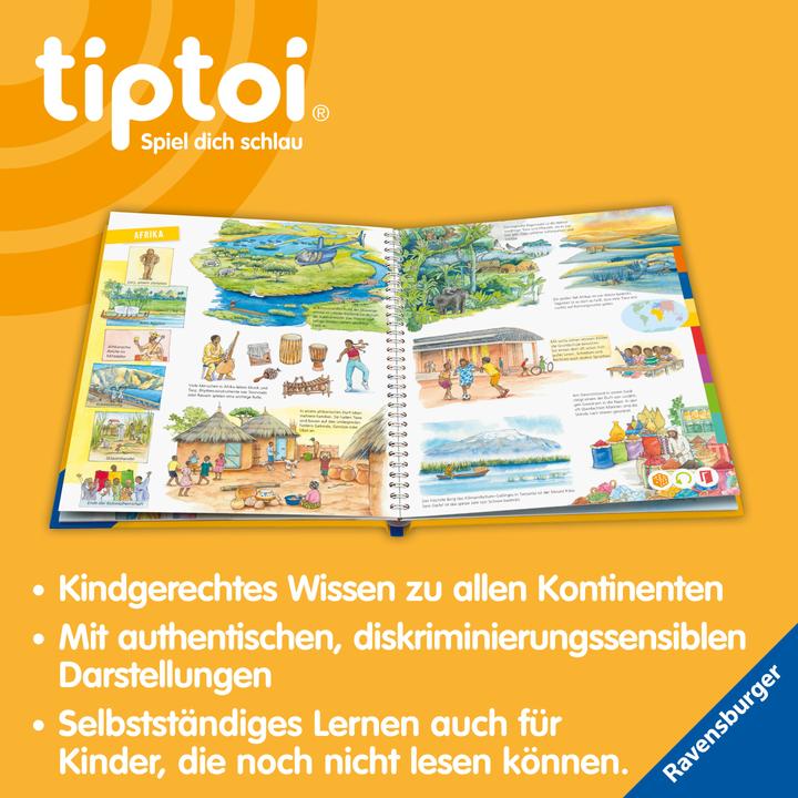 Actual product image tiptoi World Atlas (German, Melanie Brockamp, Susanne Gernhäuser, 2024)