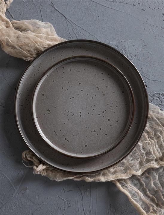 Produktbild Domoletti Dinner Plate Brown Dots 26cm