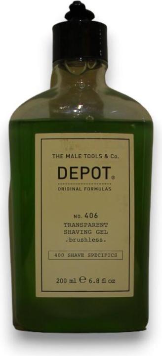 Immagine prodotto Depot No. 406 Gel da barba trasparente (200 ml, Gel da barba)