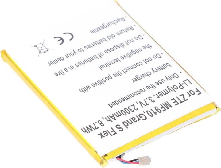 Actual product image AccuCell Akku ZTE MF910, Li3823T43P3h715345, ZTE Grand S Flex, MF910, MF910 4G LTE