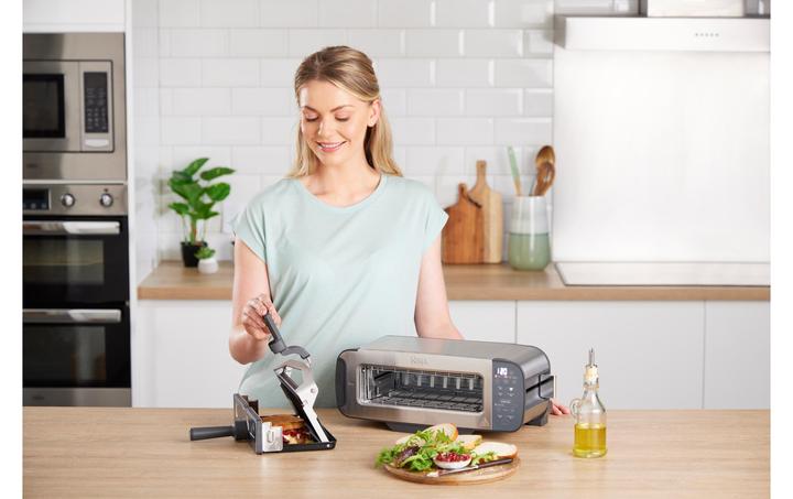 Image du produit Ninja 3-in-1 Multifunctionele Toaster, Grillplaat en Panini Maker - 7 Roosterstanden - RVS - ST202EU