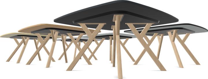 Image du produit Dietiker Felber T14 Table de réunion Square (1400 x 1400 x 720 mm)