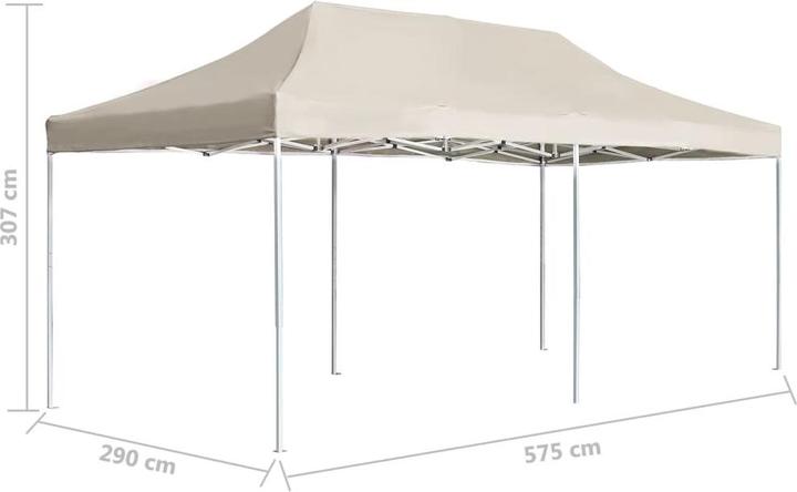 Produktbild vidaXL Partyzelt (575 cm, 290 cm)