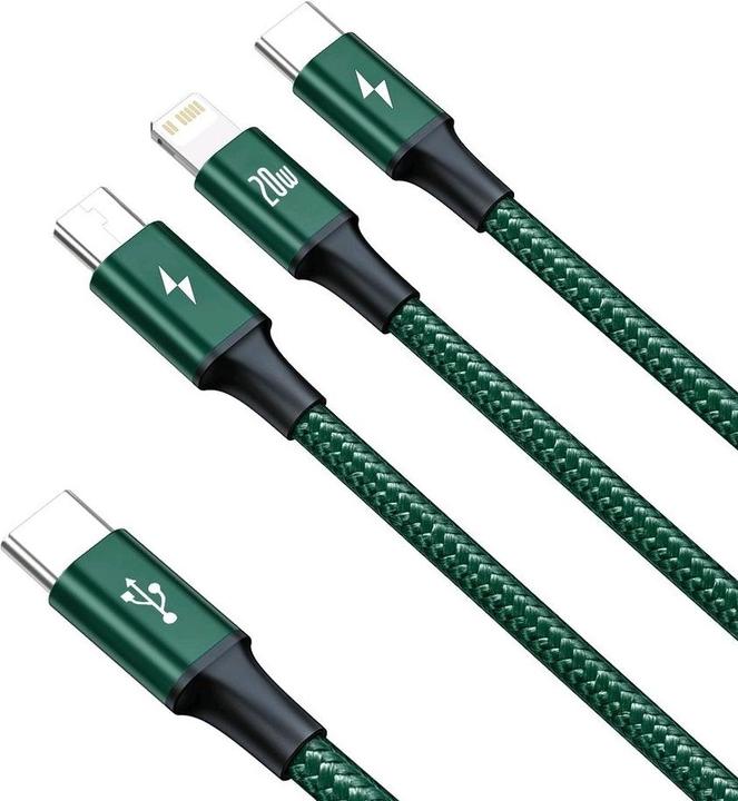 Actual product image Baseus 3in1 (1.50 m, USB 2.0, 20 W)