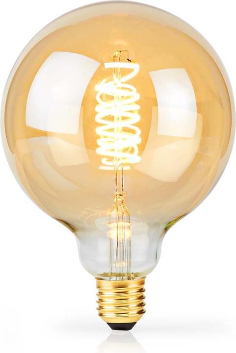 Image du produit Nedis LBDE27G125GD Lampe LED à filament E27 G125 3.8 W 250 lm 2100 K blanc extra chaud Nombre de lampes (E27, 270 lm, 1x)
