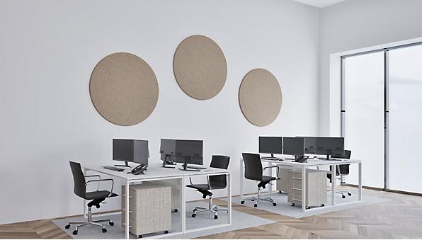 Produktbild eurokraft basic Akustik-Deckenplatte (120 x 120 cm)