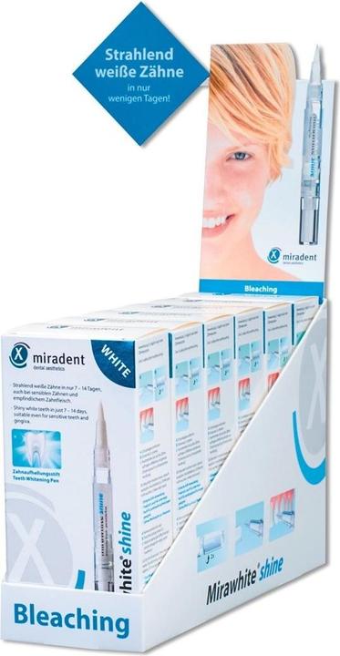 Produktbild Miradent .Mirawhite shine, Zahnaufhellungsstift Display (1.80 ml, Bleaching Stift)