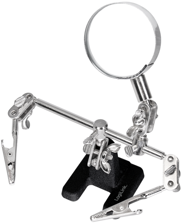Actual product image LogiLink 3. helping hand with magnifying glass