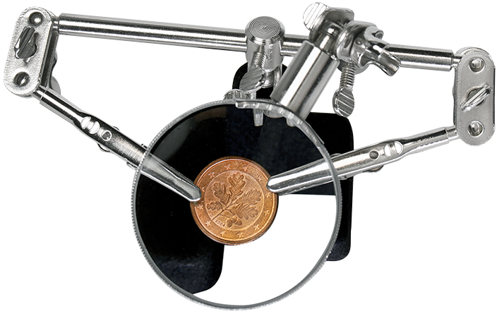 Actual product image LogiLink 3. helping hand with magnifying glass