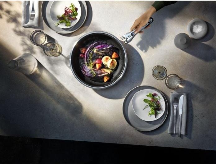 Produktbild WMF Compact Cuisine Topf-Set, 3-teilig (Pfannenset + Topfset, Edelstahl)