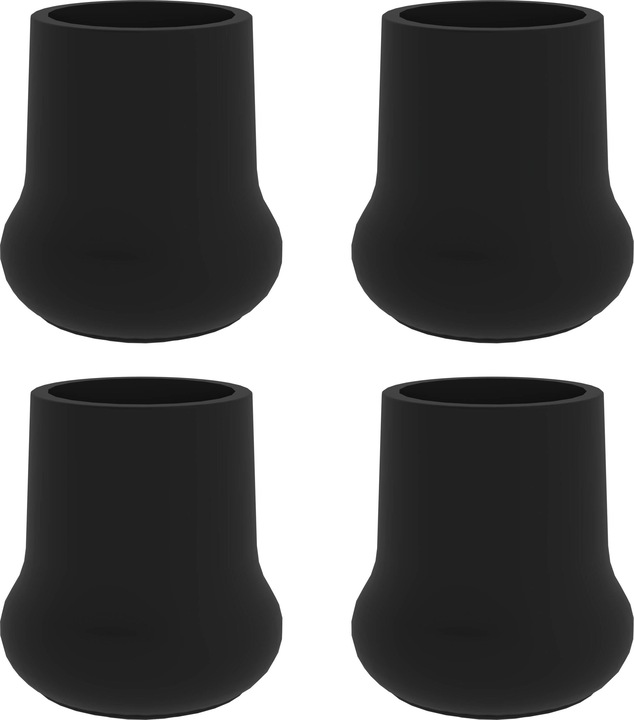 Immagine prodotto kaiserkraft Tappo a pressione per piattaforma di lavoro in alluminio, confezione da 4, Ø 30 mm. (3 cm)