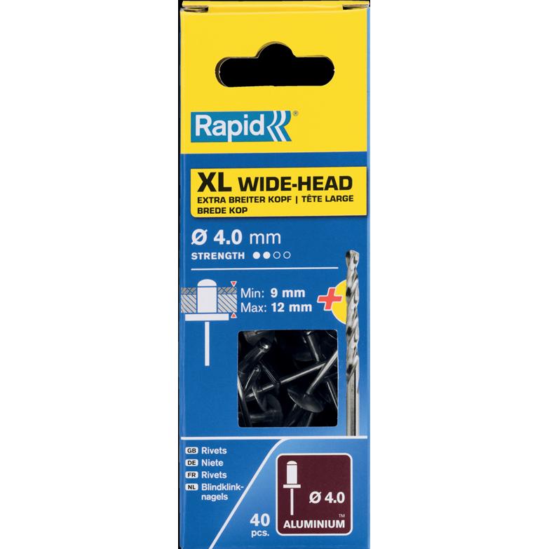 Rapid, Nieten, XL Blindniete Ø 4,0 x 16 mm